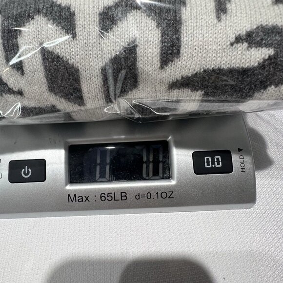 Philosophy Cashmere Snowflake Sweater Crew Neck Pullover Sz S Gray Cozy Classic - Picture 11 of 11